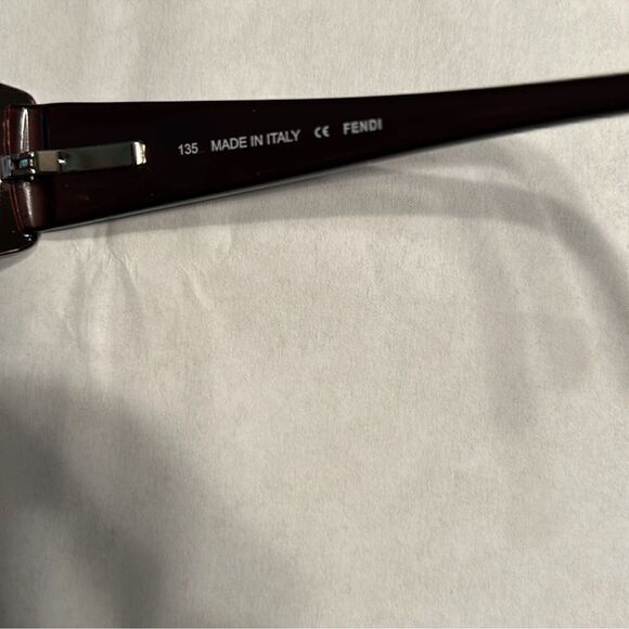 Authentic Fendi Optical Purple Rectangular Eyeglasses - Picture 6 of 8